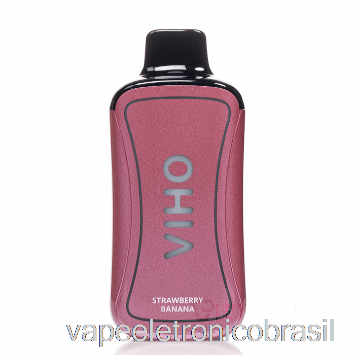 Vape Recarregável Viho Supercharge 20000 Descartável Morango Banana